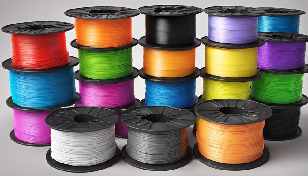 3d printing filament options