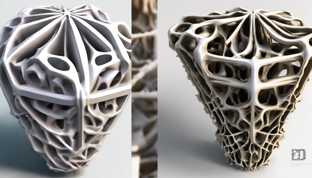 optimizing 3d printing structures